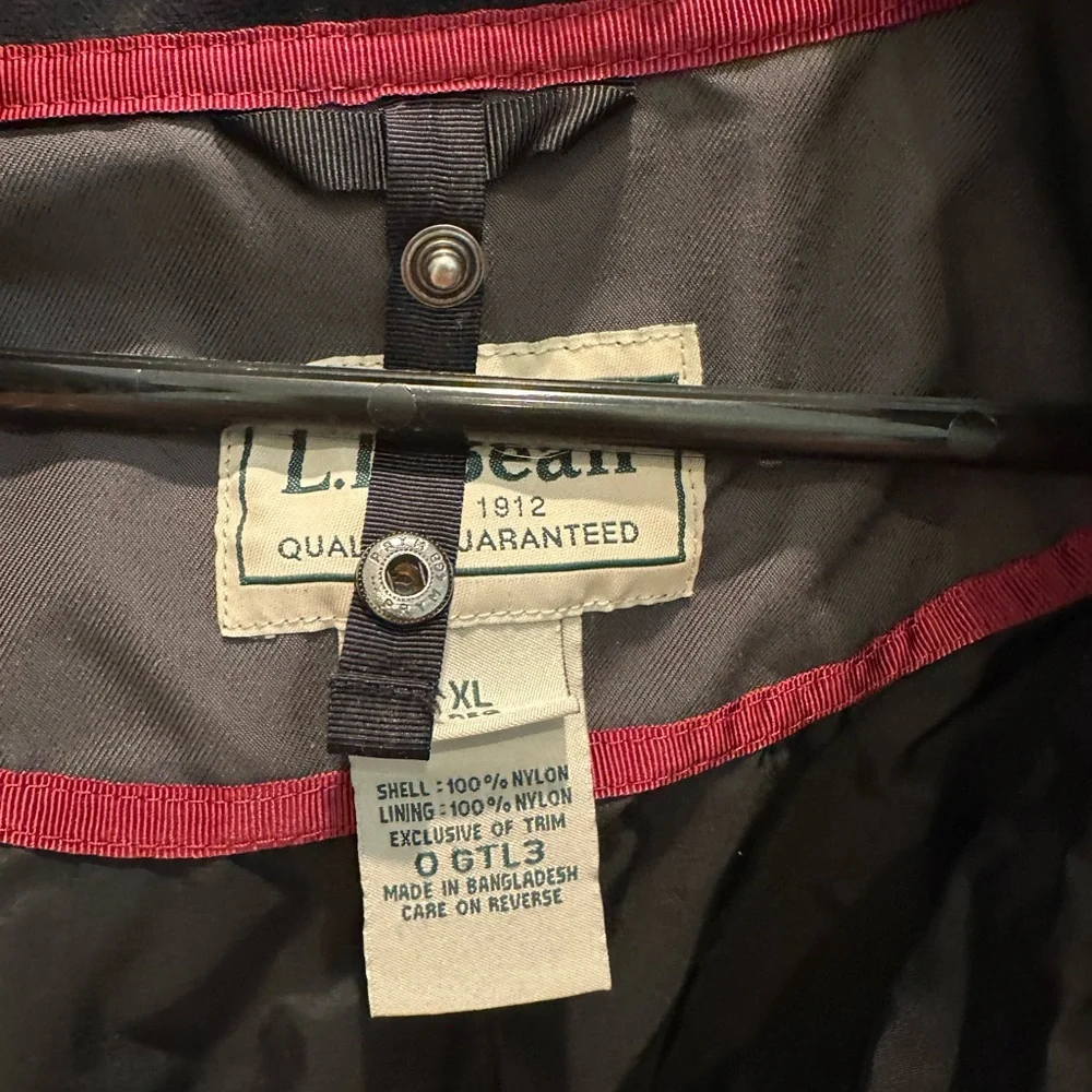 Men’s L.L Bean 3 in 1 Hooded Zip Up Jacket Size XL - Picture 3 of 4